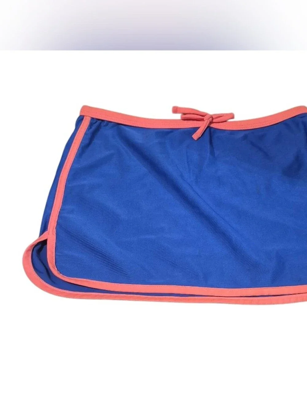 Cat & Jack Blue Skort with Coral Trim
